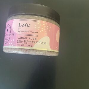 Bath & Body Works Cacao Rose Shea Sugar Body Scrub - Pink